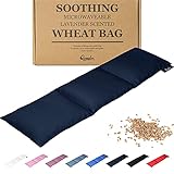 Saco TéRmico De Semillas - Bolsa De Semillas Grande Para Microondas - Con Lavanda Y Con Funda De Algodón Para El...