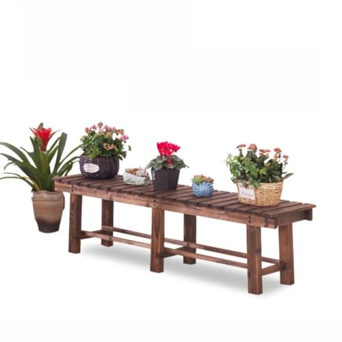 Banc de jardin confortable en bois massif pour soulager le dos