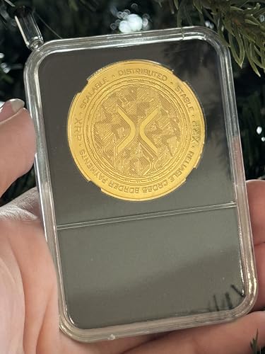 XRP Physical Coin - Golden Color with Plastic Protective Case, Limited Edition Cryptocurrency Collectible, for XRP Fans & Investors - Image 7