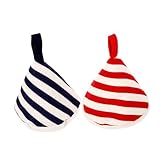 Photo Gallery romisbaba 2 pezzi proteggi manici pentole e pomelli coperchi con coprimanico in poliestere antiscottatura e isolamento termico rosso e blu strisce per pentole smaltate e ghisa Photo Gallery romisbaba 2 pezzi proteggi manici pentole e pomelli coperchi con coprimanico in poliestere antiscottatura e isolamento termico rosso e blu strisce per pentole smaltate e ghisa