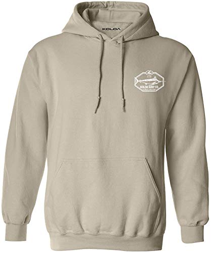 Koloa Surf Mens Big Game Fish Logo Pullover Hoodies in Small - 5X-Large