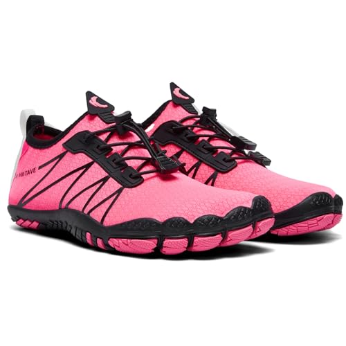 Image of hiitave Womens Water Shoes Quick Dry Barefoot for Swim Diving Surf Aqua Sports Pool Beach Walking Yoga