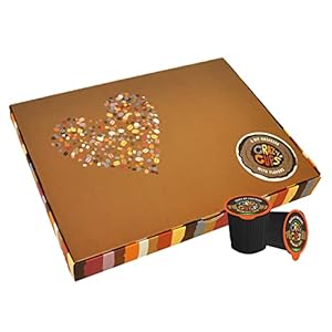 Crazy Cups Deluxe Holiday Decaf Flavored Coffee Gift Box, Assorted Flavored Decaf Coffee for Keurig K-Cups Machines…