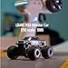 captainrc LDARC 1:58 Scale Mini RC Car RTR 2.4GHz Desktop Monster Truck Hobby Grade Remote Control Vehicle Model Comes with 2 Replaceable Body Shell