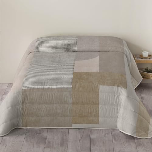 NATURALS Edredón Nórdico Estampado 300 Gramos - Cama 135-100% Microfibra, Tacto Suave, Gran Comodidad, Certificado OEKOTEX Standard 100 - Colección 2024/2025 (Agnes, 235x260 cm)