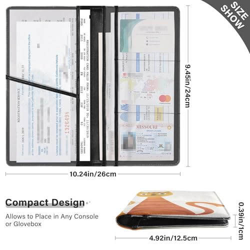 Organizador para Documentos de Cuero Slim miniatura 3