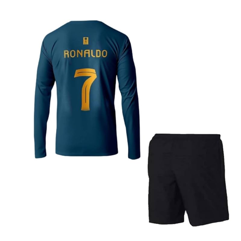 Image of Ronaldo 7 Jersey with Shorts for (Kids,Boys & Men)