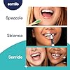 Esmile Set di 3 Penne Gel Sbiancanti Viola, 2 ml con Pennello, Sbiancamento Denti Istantaneo e Facile Applicazione
