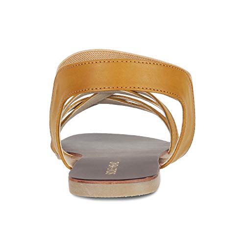 Image of SOLE HEAD Blue Flat Women Sandal