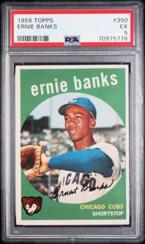 1959 Topps Ernie Banks #350 PSA 5 Baseball Card