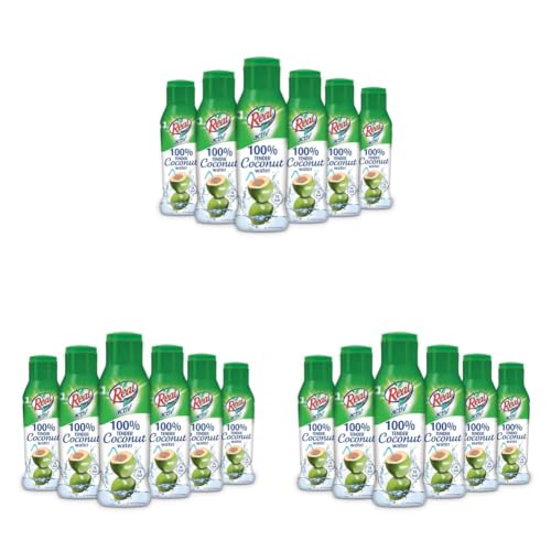 Image of DABUR Real Activ 100% Tender Coconut Water - No Added Sugars - 200ml (Pack of 18)