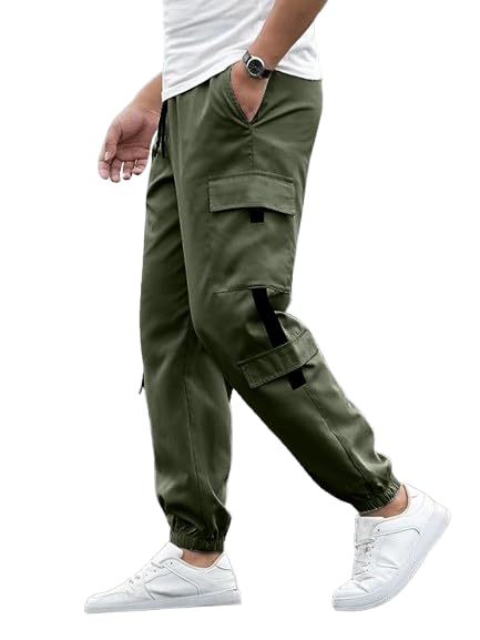 swastik aparels Swastik Apparels Men's Green Color Track Pant for Man | Track Pants | Joggers | Regular fit | Active wear-picture-13