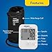 Amazon Basic Care Blood Pressure Monitor, Wide Range Arm Cuff with Intelligent Inflation Technology, Large (Previously Healthwise)