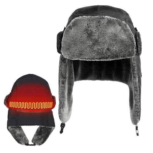 Bonnet chauffant USB avec protège-oreilles anti-vent pour le ski