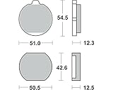  Bremsbeläge TRW MCB 79 für Kawasaki KH 250 KH250B 76-78 (vorne)