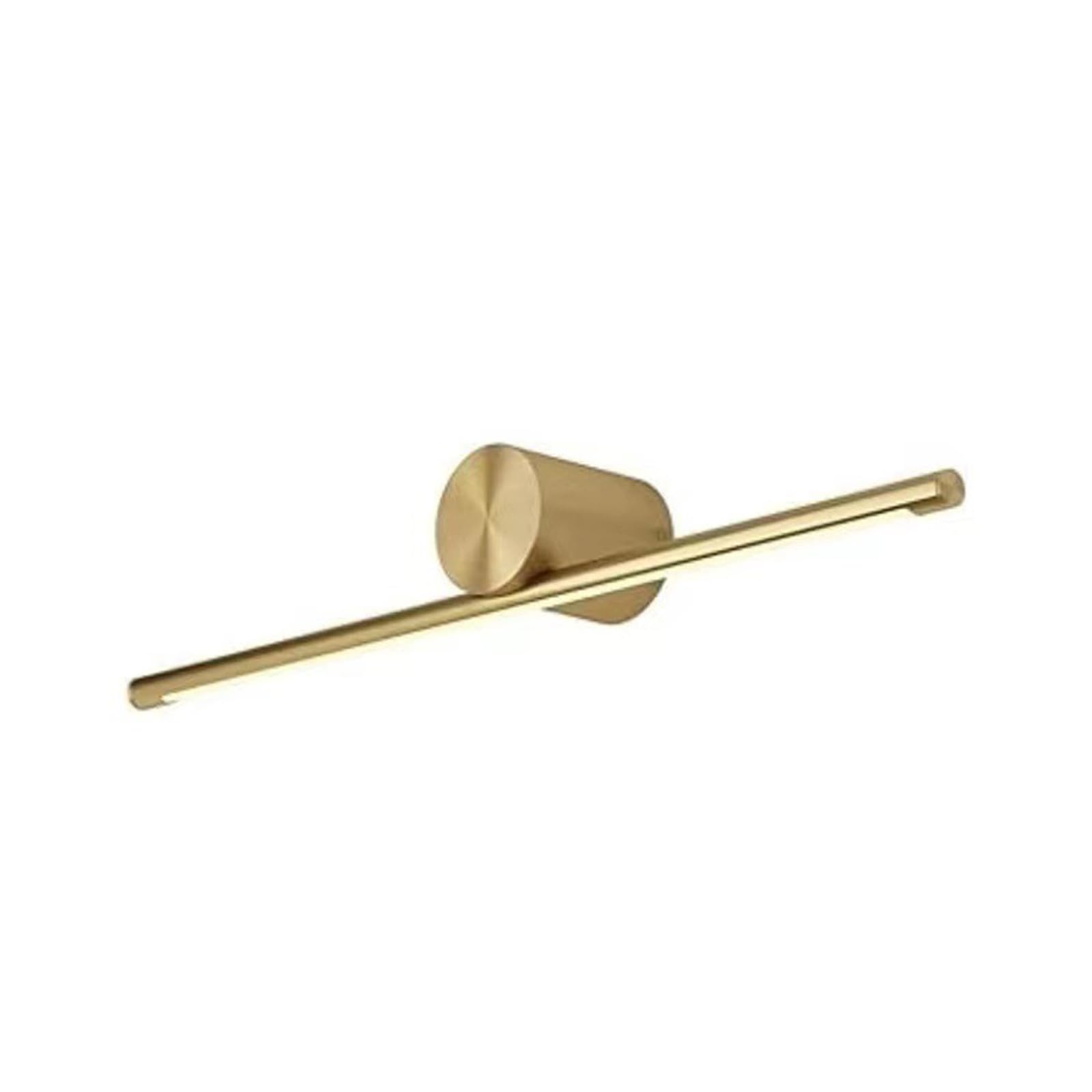 Éclairage de miroir de salle de bain anti-ombre avec applique en laiton minimaliste