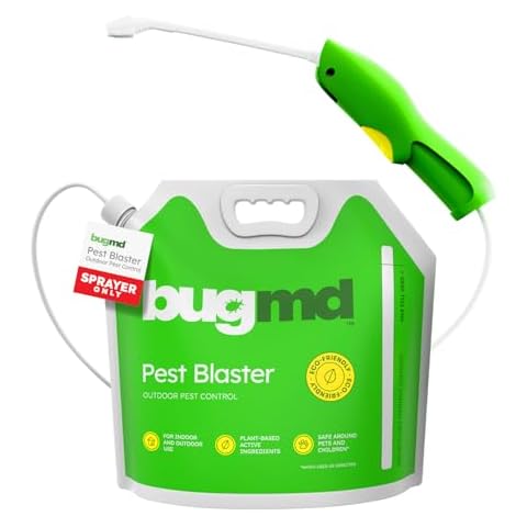 BugMD Pest Blaster Reusable Mixing Pouch & Automatic Sprayer - Easy-to-Use Spray, Lightweight Powerful Adjustable Nozzle (Concentrate Sold Separately) Cover