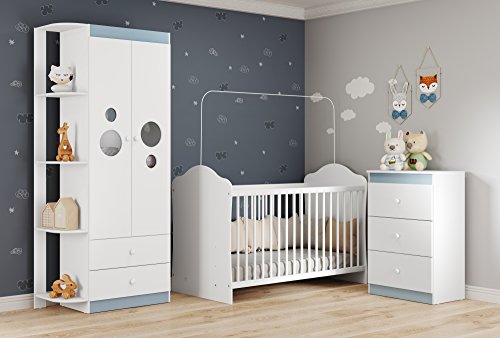 Multimóveis Cômoda Ping Pong 3 Gavetas Flex, Multicor