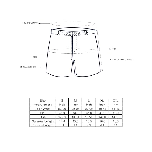 Image of U.S. Polo ASSN. Mens OEX07 Solid Cotton Outer Boxers