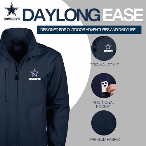 Image of Dunbrooke Men's NFL Journey Workwear Tri-Blend Full-Zip Jacket