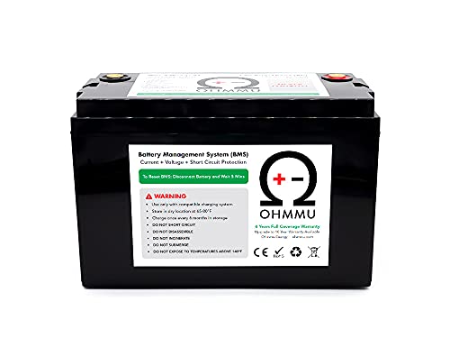 Lithium Deep Cycle 156Ah Group 31 Battery by Ohmmu Energy, The Best 12V Battery for RV, Camper, House/Coach, Marine, Trolling, Solar, Off-Grid, Overland, Sprinter. USA Made. Tested to The Extremes.
