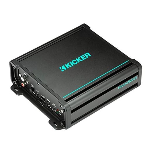 Kicker 48KMA1502 KMA150.2 2x75w 2-Ch Weather-Resistant Full-Range Amplifier