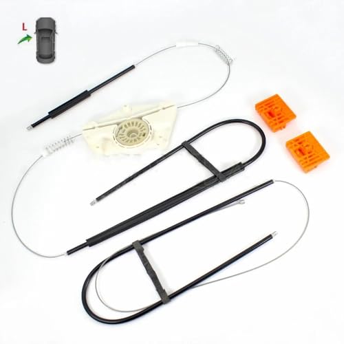 eléctrica Elevalunas Para A4 B6 B7 2001 2002 2003 2004 2005 2006 2007 2008 Kit De Reparación De Elevalunas Eléctrico De Estilo De Coche Puerta Delantera Izquierda Mecanismo elevalunas delantero