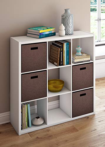 Image of ClosetMaid Decorative Open Back 9-Cube Storage Organizer, White