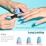 Morovan 15 Bright Color 0.27oz Air Quick Dry Nail Polish Gift Set for Women - Image 3