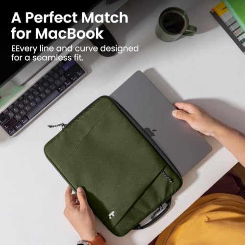 Image of tomtoc Slim & 360 Protective Laptop Sleeve for 15-inch MacBook Air M5 /A3448 (2026), M4 /A3241, M3 /A3114, M2 /A2941, Water-Resistant Case with CornerArmor