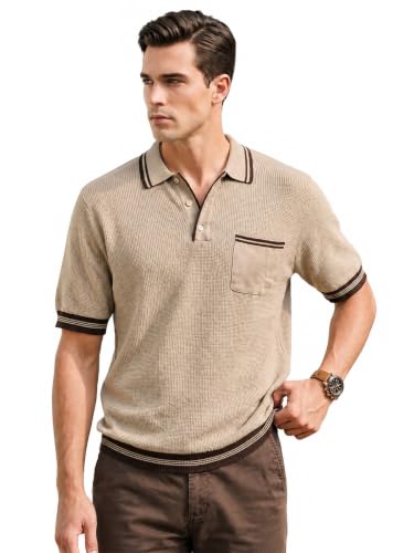 Image of Veirdo Printed Flatknit Polo T-Shirt for Men with Half Sleeves and Collared Neck, Suitable for Office Casuals, Travel, Comfortable Everyday wear, (S to 2XL)