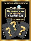 ZOO PACKS Pokemon TCG Graded Card Mystery Power Pack - Gold Edition - 1 PSA 10 Graded Card + 25 Additional Cards with 5 Holofoils + 1 1st Edition Stamped Card + 2 Sealed Booster Packs + 1 Code Card