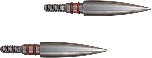 Miniatura 21 de Puntos de flecha de 100/125/150/200/300 granos, puntas de campo de tiro con arco, rosca de acero inoxidable en puntas de campo de tiro con arco