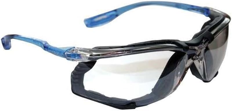 lentes de seguridad 3M, Virtua CCS, lentes espejadas para interiores y exteriores, montura azul