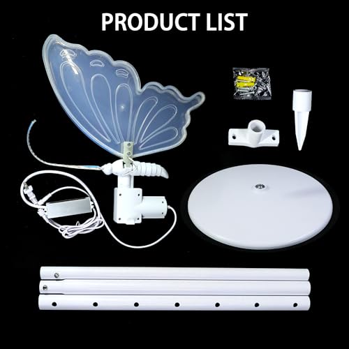 VOCAON Wedding 23" Moving LED Electric Butterfly Light Floor Lamp by VOCAON - Used condition - Image 8