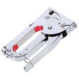 Portable et pratique : légère et compacte, cette agrafeuse à clous est facile à transporter et à ranger, ce qui la rend idéale pour un usage domestique et professionnel, outil d'agrafage de rembourrage, agrafeuse manuelle