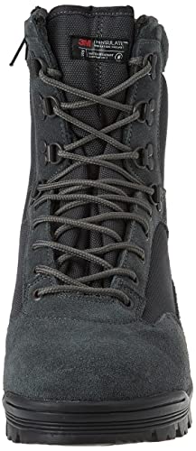 Mil-Tec Tactical Boot mit YKK® Zipper • Militärstiefel Herren • Als Outdoor Boot, Arbeitsstiefel, Wanderstiefel, Einsatzstiefel • Atmungsaktiv & angenehmer Komfort • Urban Grey, Größe: EU 40