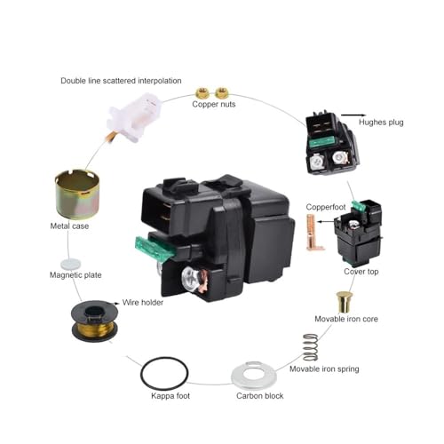 Relais démarreur solénoïde robuste haute performance pour GSX-R750 - 3
