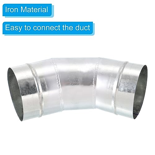 PATIKIL 4" OD 45 Degree Elbow Duct Pipe Connector - Image 3