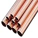 1PC Copper Pipe 1mm Wall Thickness 3-30mm OD 300mm 500mm Length Hollow Straight Round Tubule Cooper Tube Piping (Size : 300mm, Color : OD 8 x ID 6mm)