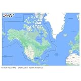 C-MAP Discover North America Lakes US/Canada Map Card for Marine GPS Navigation