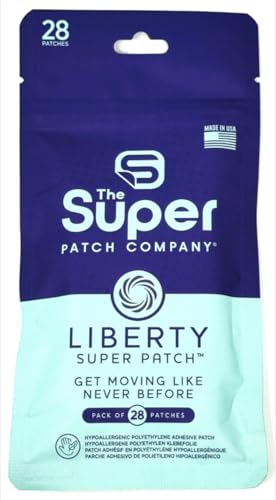 The Super Patch Company Liberty Super Patch, Pack of 28, Get Moving Like Never Before