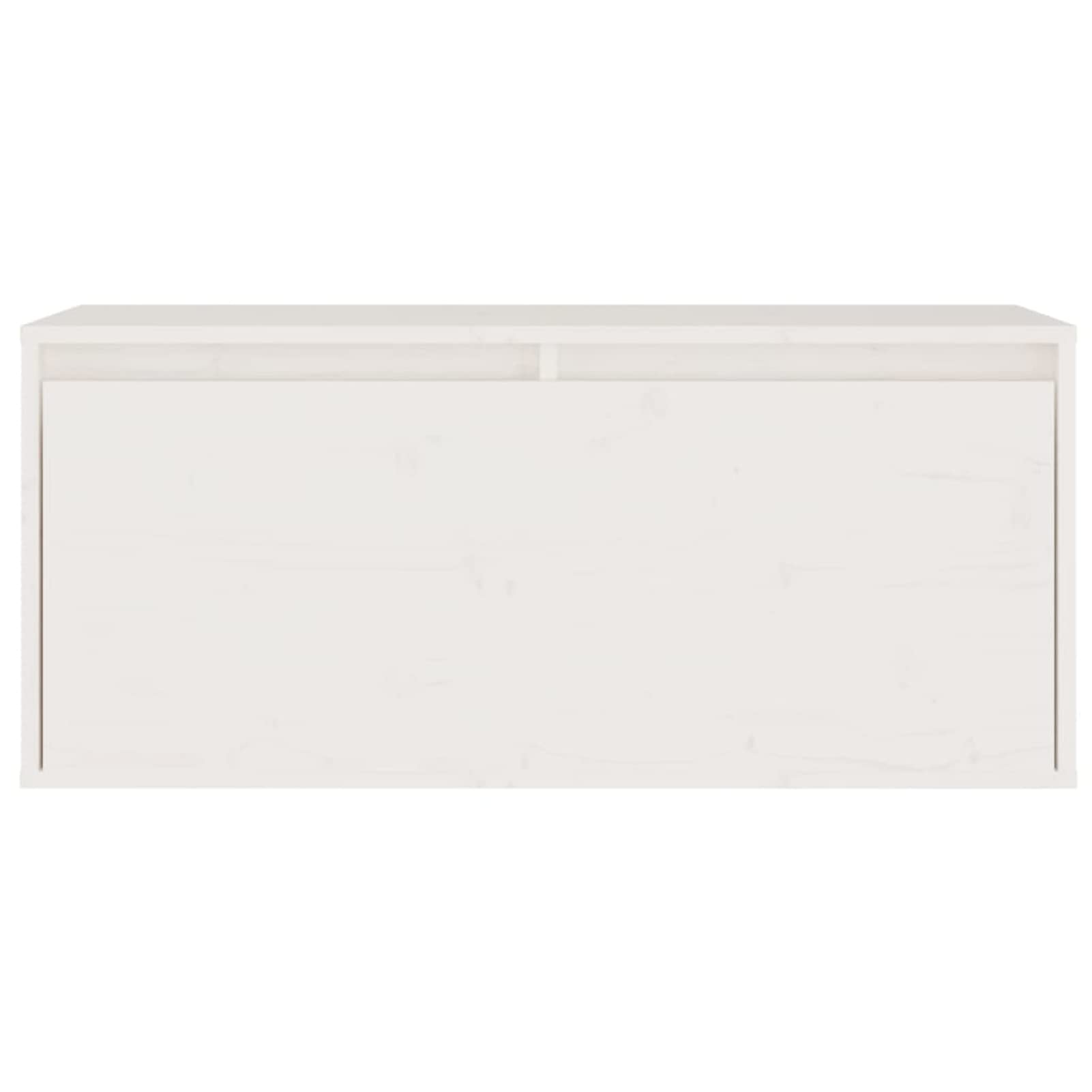 Juego de Soporte para TV de Madera de Pino - Muebles de Sala de Estar Blancos de 4 Piezas, Elegante Centro de Entretenimiento, Unidad de Pared para Sala de Estar, Muebles de TV contemporáneos -