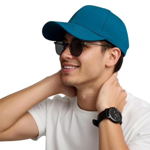 Image of Tomorrow Adjustable Baseball Cap - Unisex Cotton Snapback Trucker Hat with Sun Protection, Perfect Outdoor & Sports Cap for Men and Women