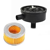 Solaughguy Luftkompressor-Schalldämpfer-Filter, 20 mm Schalldämpfer, Geräuschreduzierung, Luftfilterpumpe, verbessert die Luftqualität und reduziert Geräusche für Werkstattausrüstung