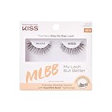 KISS, False Eyelashes, 'Blessed', 12mm, Includes 1 Pair Of Lash, Easy to Apply, Reusable Lash Clusters