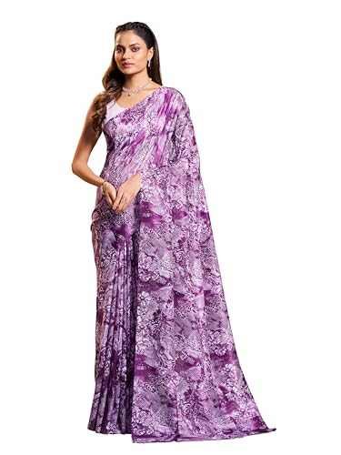 Image of Garden Vareli Art Silk Floral Print Saree