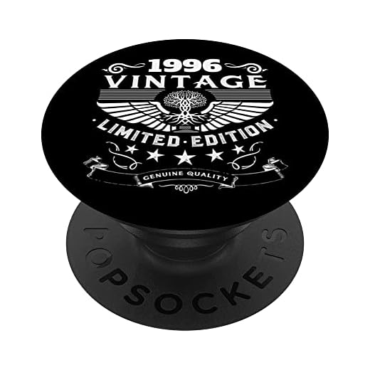 Retro 1996 cumpleaños Popsocket divertido 1996 cumpleaños regalos 1996 PopSockets PopGrip Intercambiable