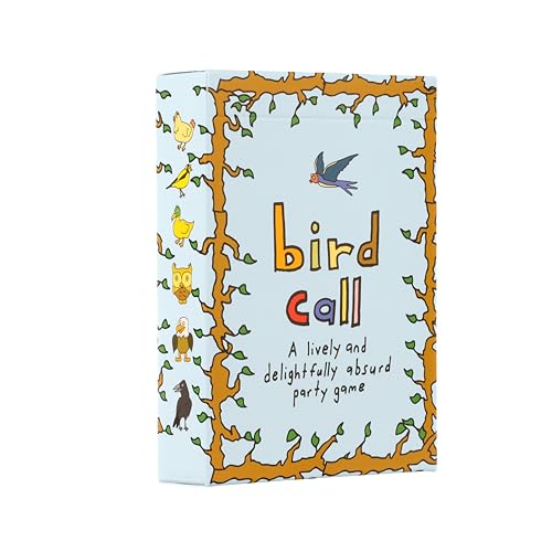 Bird Call - A Lively and Delightfully Absurd 5-Minute Party Game - High Energy Game - Bird Gifts - Bird Watching Gifts - Gifts for Bird Lovers - 3-8 Players and Ages 7+