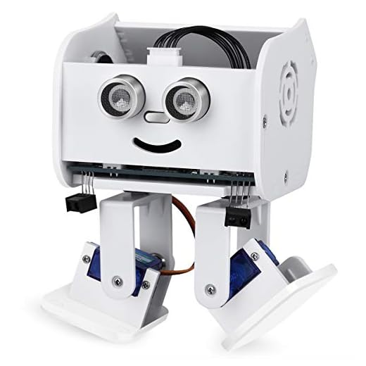 ELEGOO Penguin Bot Biped Robot Kit per progetto Arduino con Tutorial di Montaggio, kit STEM per Hobbisti STEM Giocattoli per Bambini e adulti, Versione Bianca V2.0